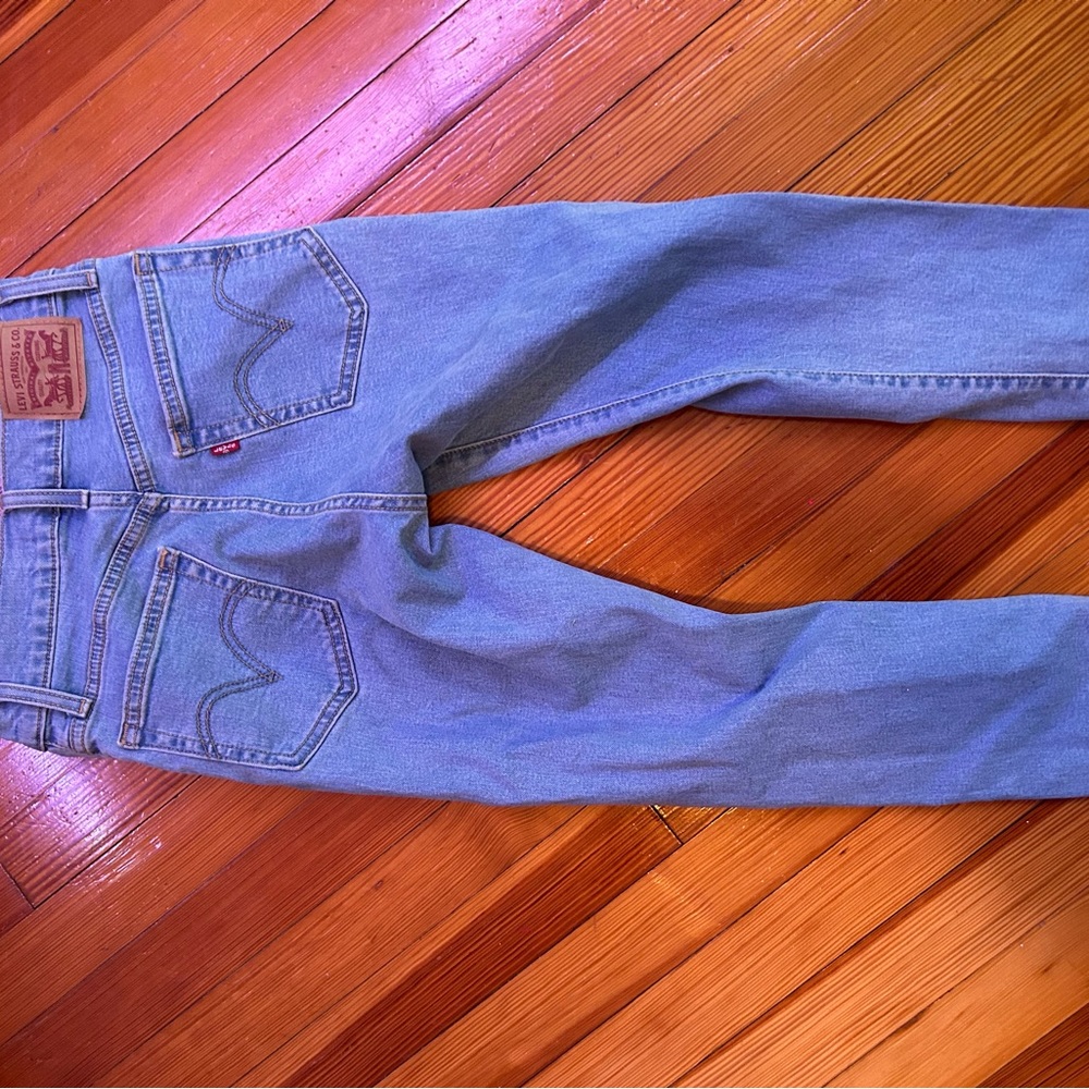 Levi straight skinny jeans